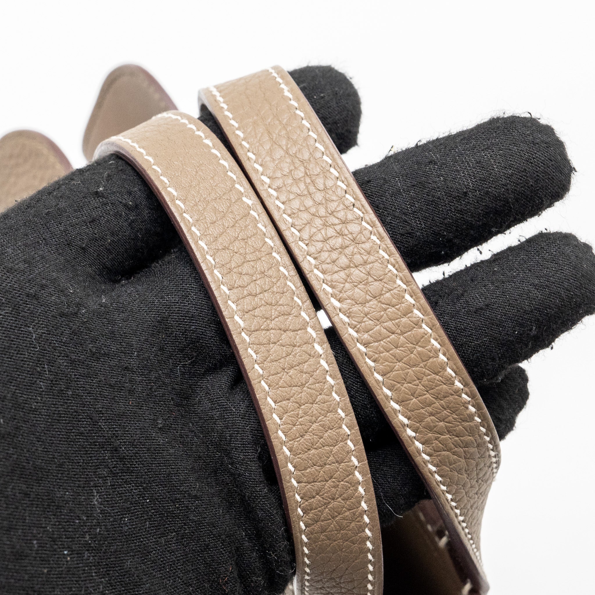 HERMES HALZAN 25 CLEMENCE ETOUPE GHW