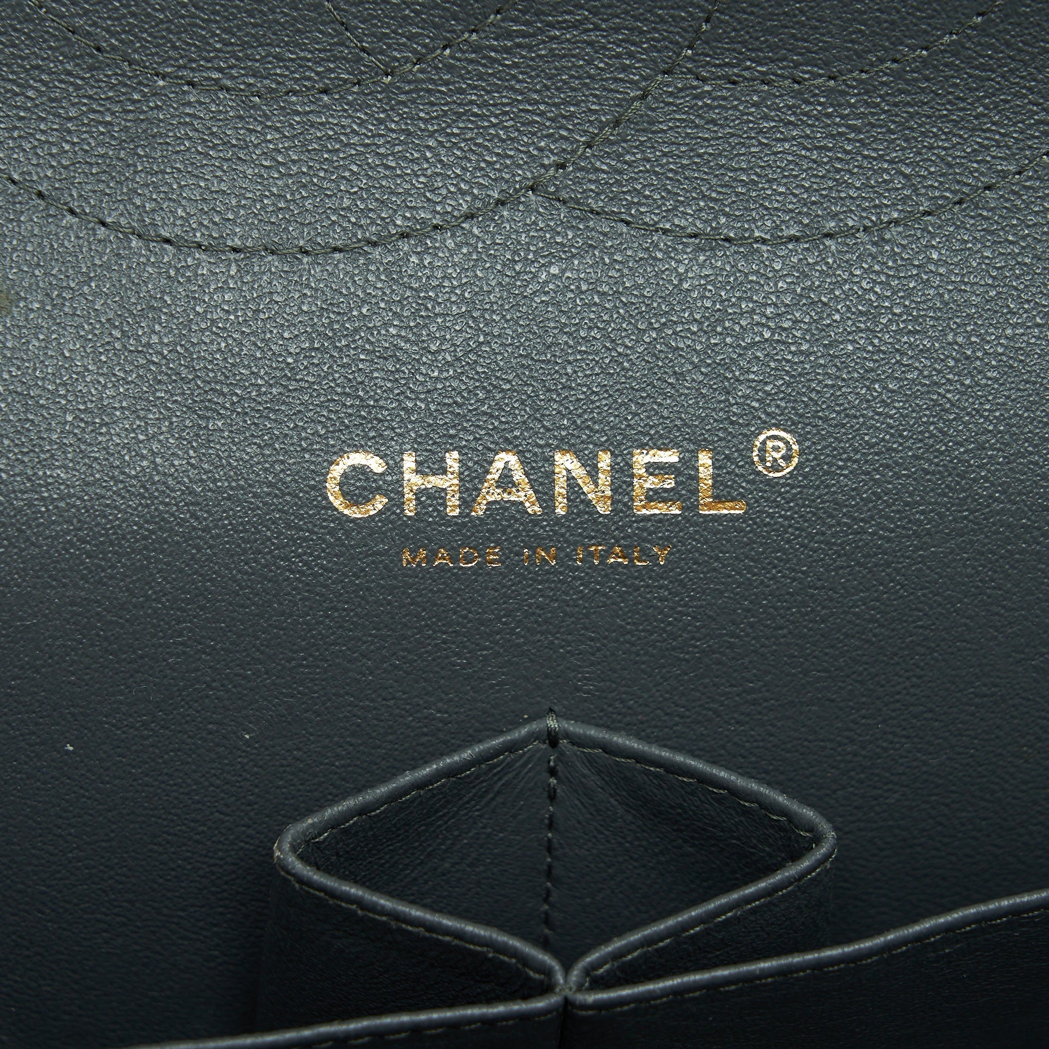 CHANEL JUMBO CLASSIC DOUBLE FLAP BAG LAMBSKIN GREY SHW
