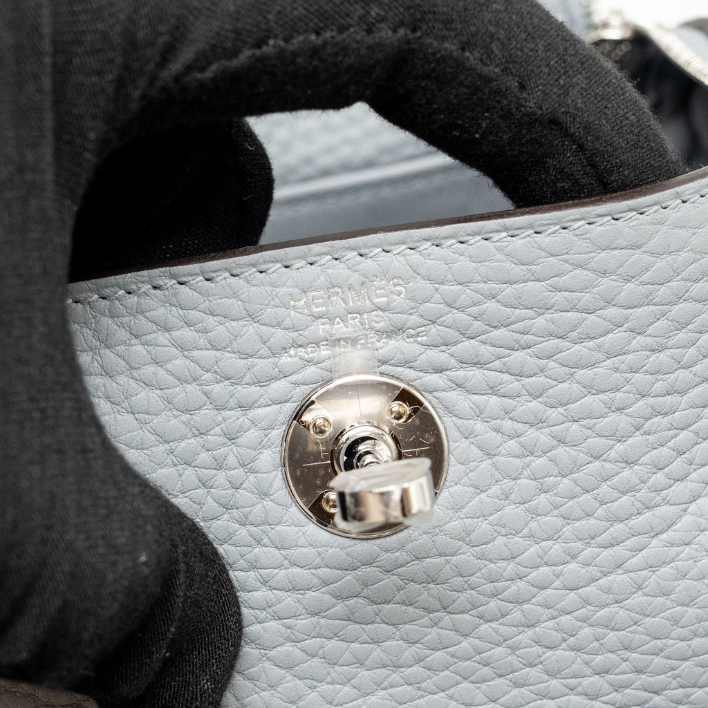 HERMES MINI LINDY II CLEMENCE GRIS PANTIN SHW