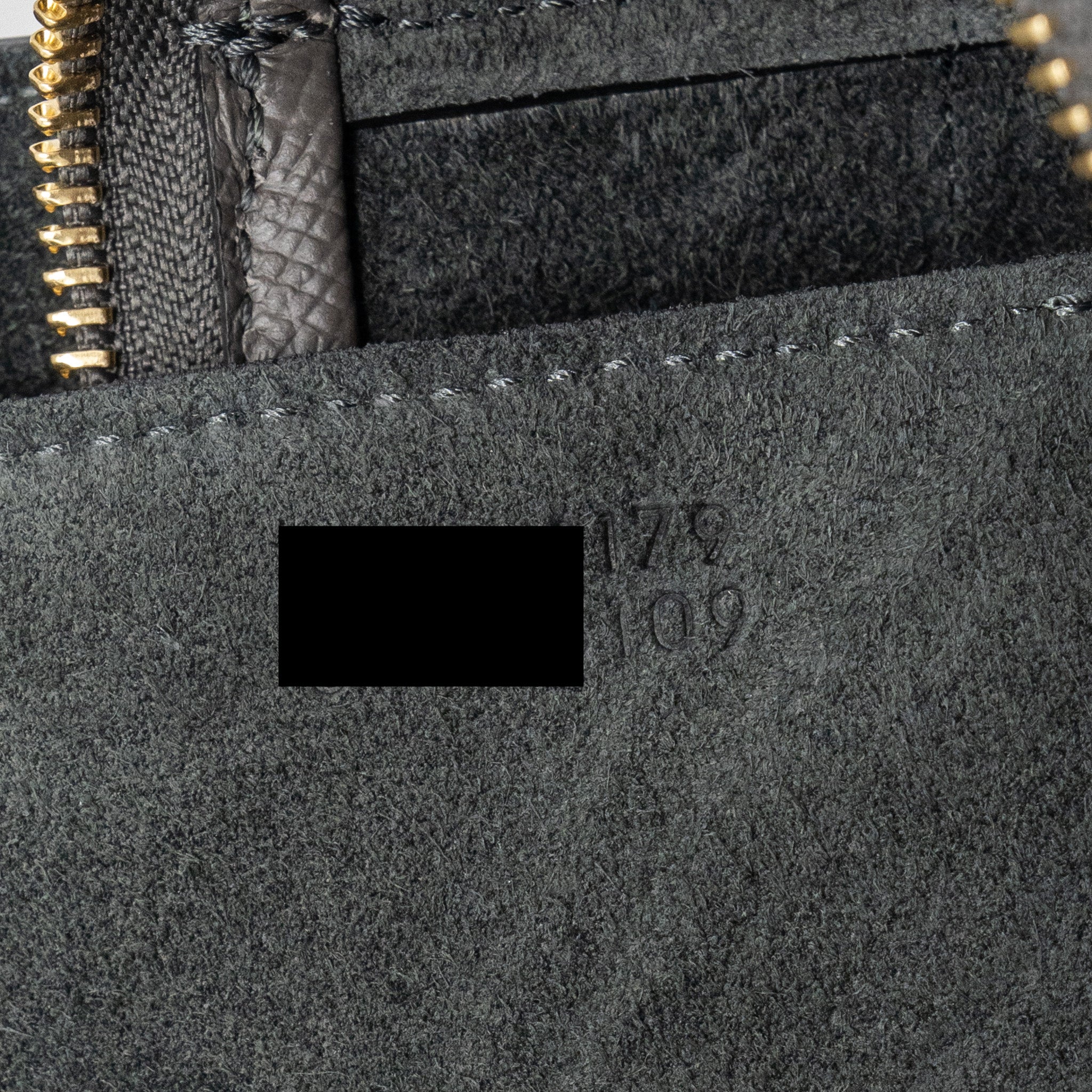 CELINE MINI BELT BAG GRAINED CALFSKIN DARK GREY GHW