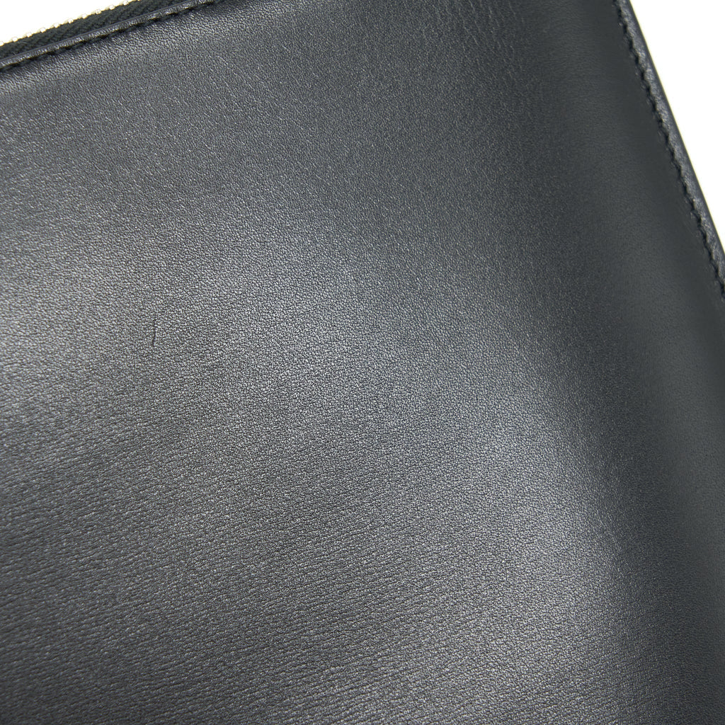 SAINT LAURENT IPAD HOLDER /CLUTCH CALFSKIN BLACK SHW