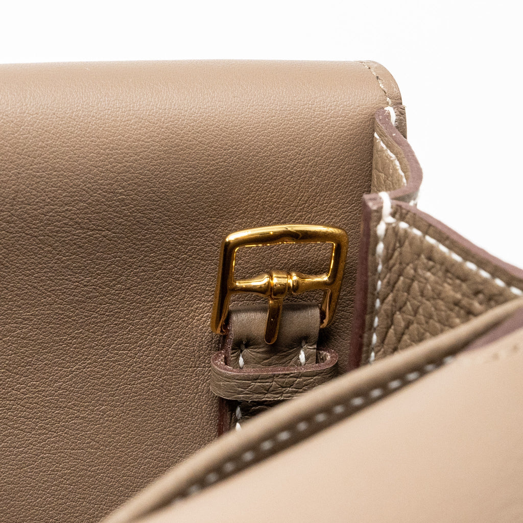 HERMES HALZAN 25 CLEMENCE ETOUPE GHW