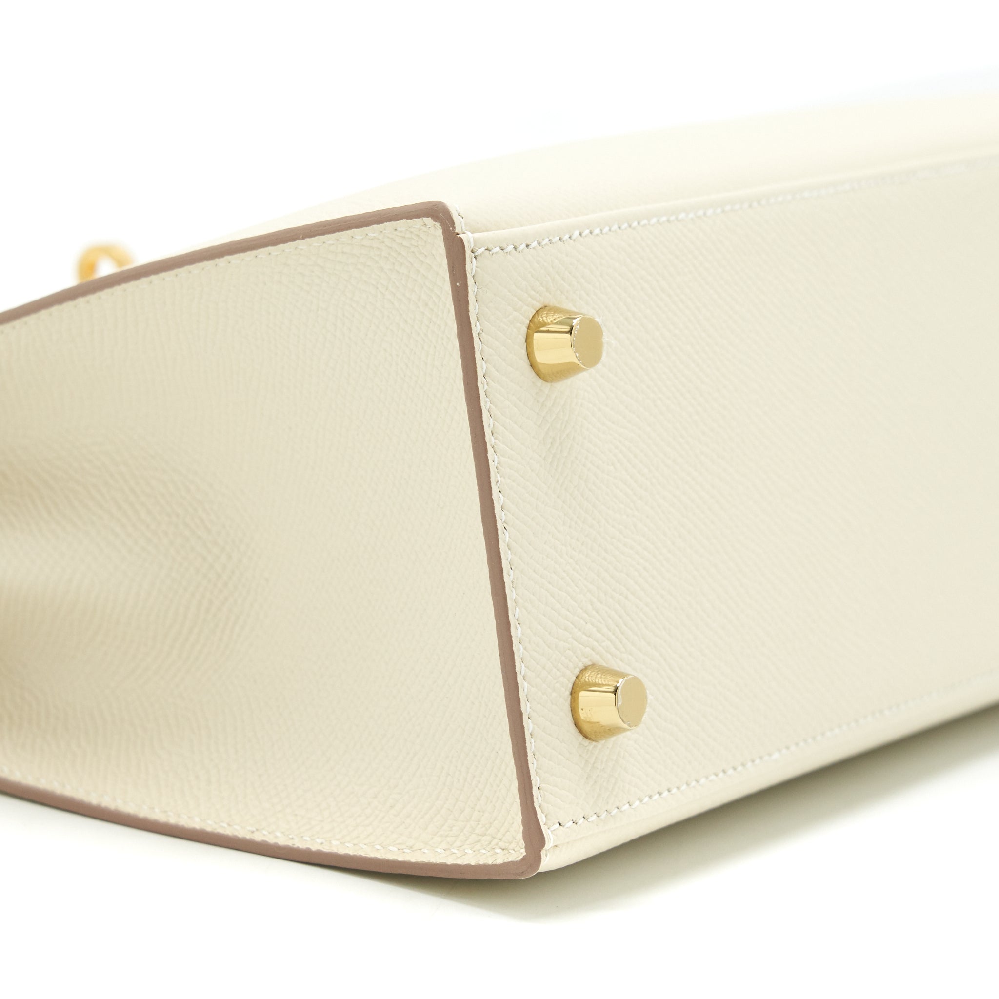 HERMES KELLY 25 EPSOM LEATHER 10 CRAIE GHW