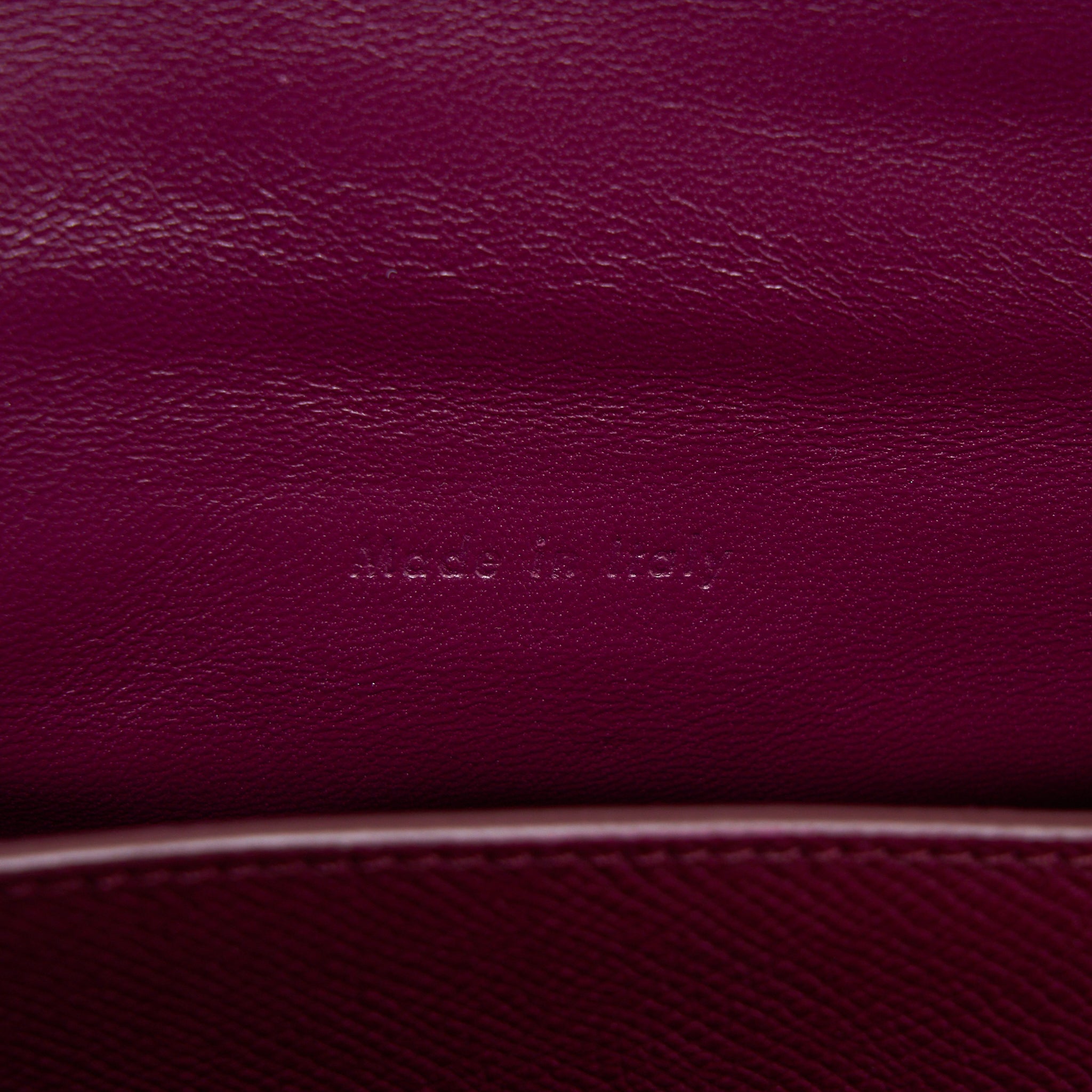 CELINE COMPACT TROTTEUR CROSSBODY SHOULDER BAG DARK PURPLE GHW