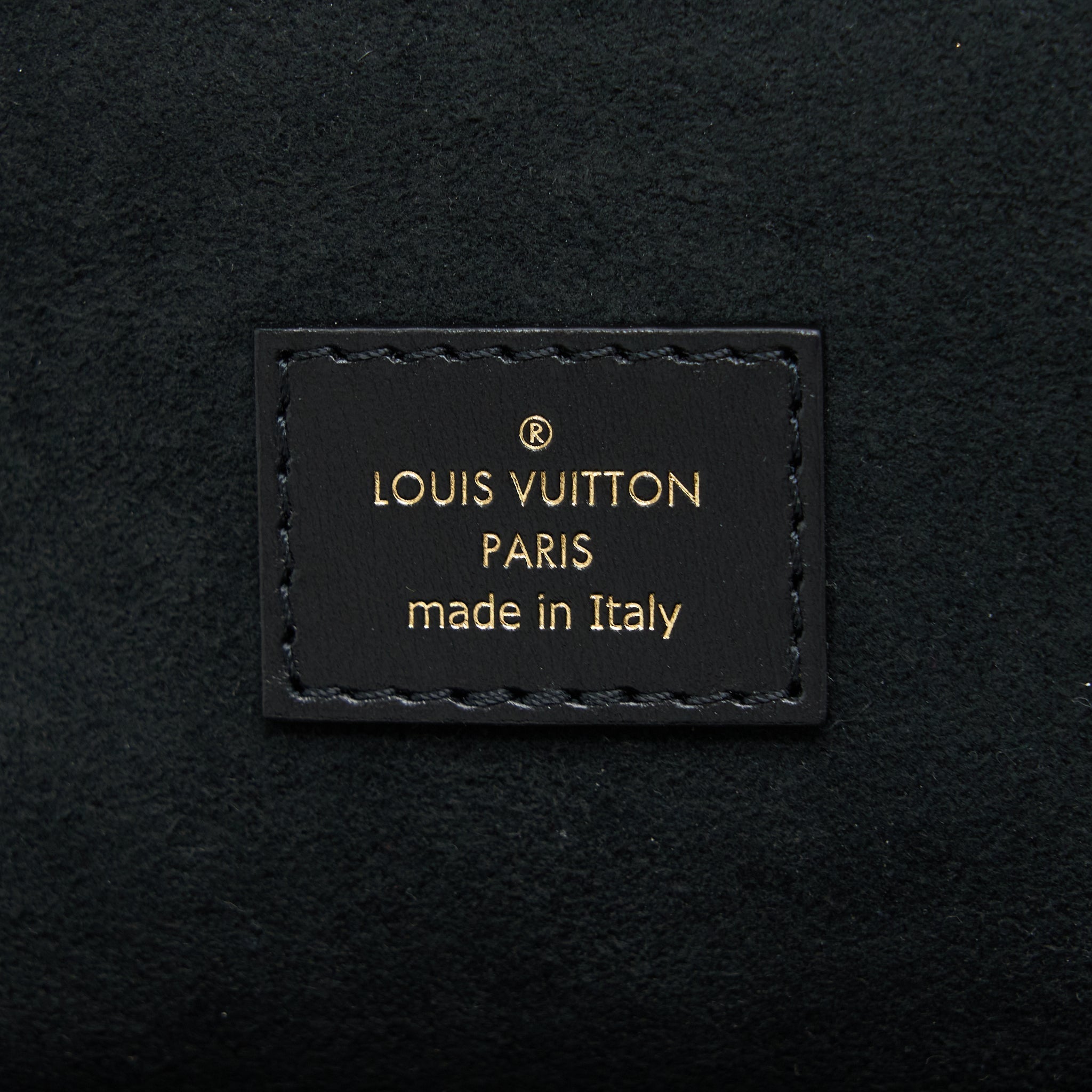LOUIS VUITTON VANITY PM MONOGRAM LAMBSKIN BLACK GHW