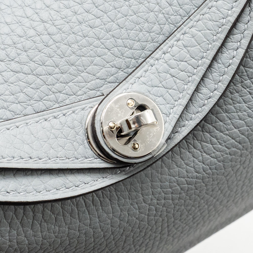 HERMES MINI LINDY II CLEMENCE GRIS PANTIN SHW