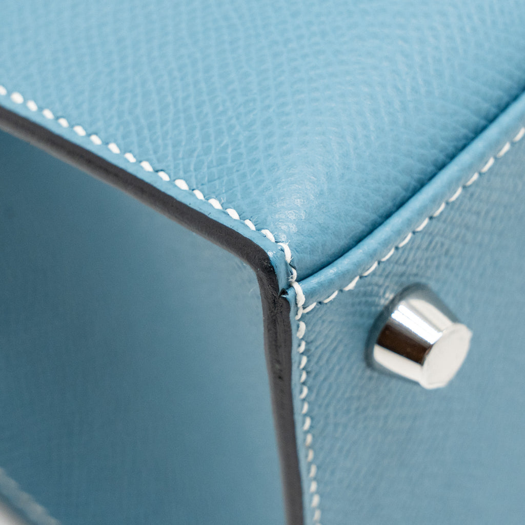 HERMES KELLY 25 EPSOM NEW BLEU JEAN SHW