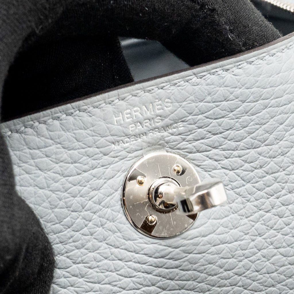 HERMES MINI LINDY II CLEMENCE GRIS PANTIN SHW