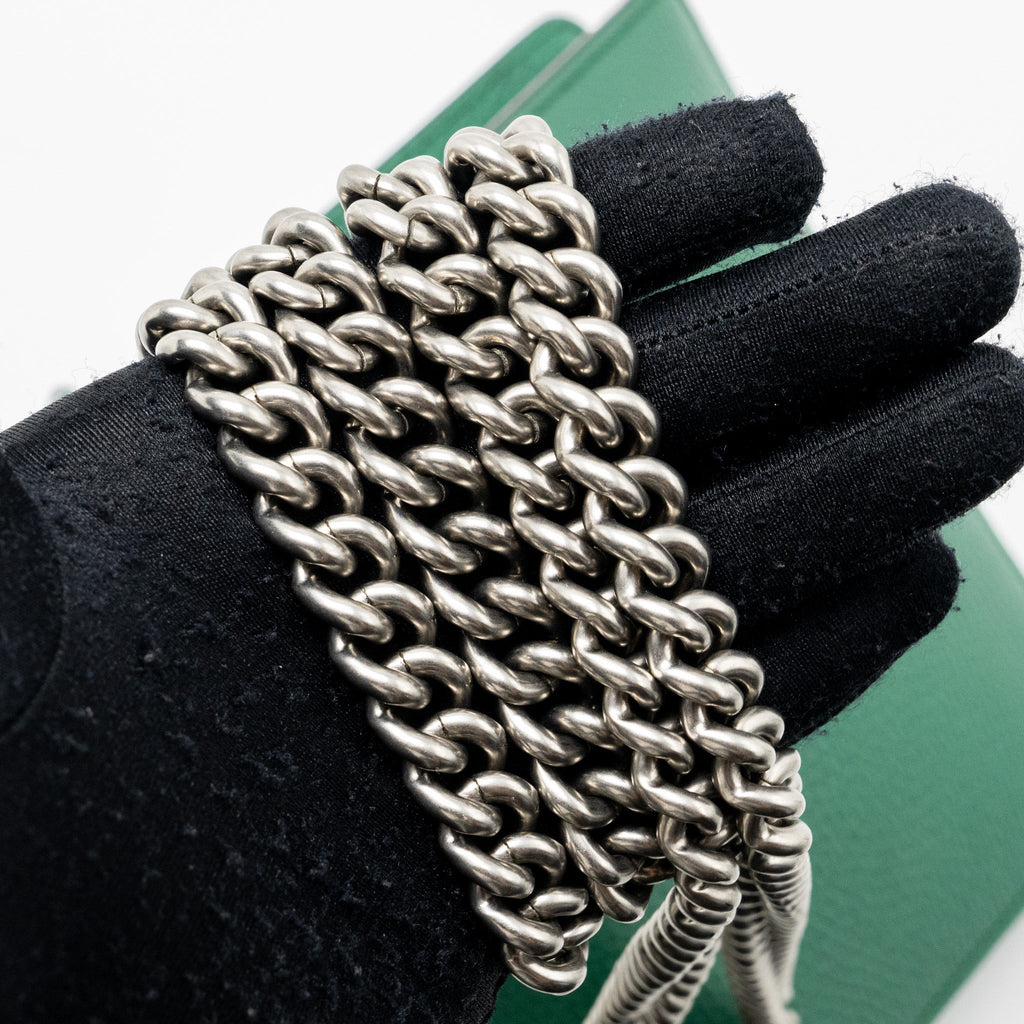 GUCCI DIONYSUS GG MINI BAG CALFSKIN GREEN SHW