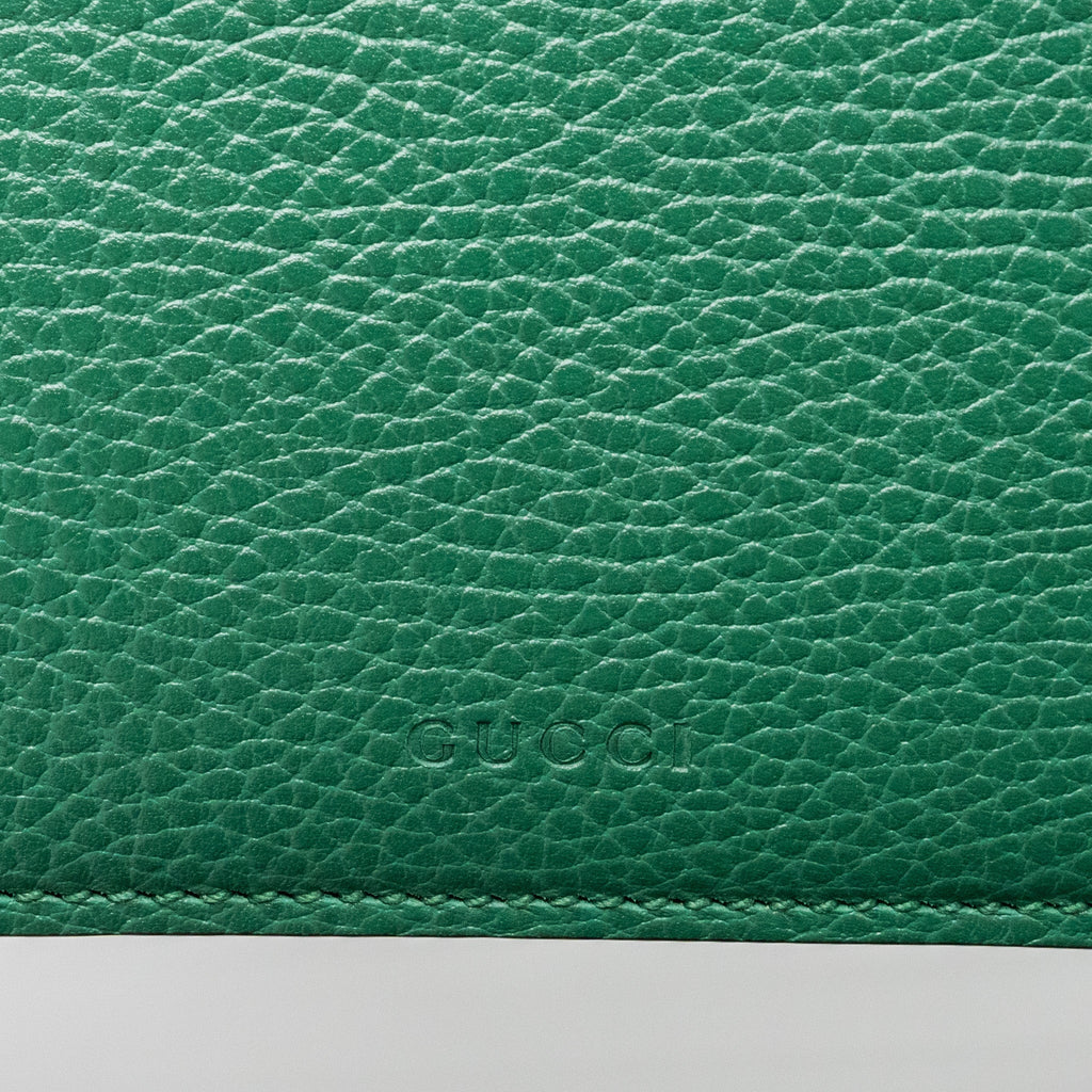 GUCCI DIONYSUS GG MINI BAG CALFSKIN GREEN SHW
