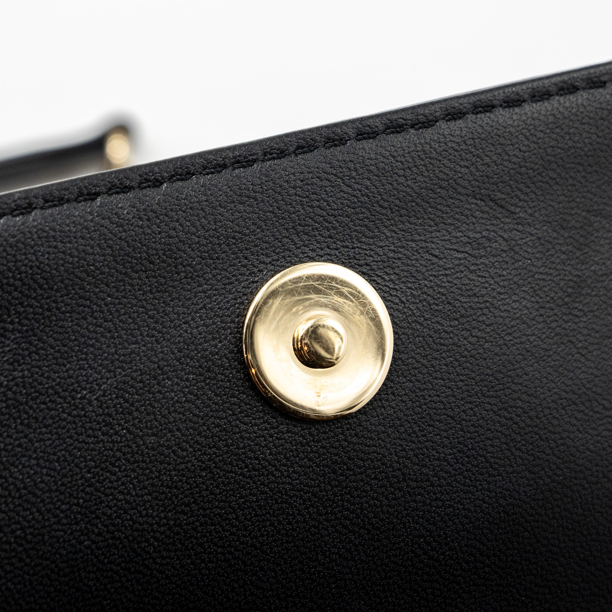 CHANEL SMALL FLAP BAG LAMBSKIN BLACK LGHW
