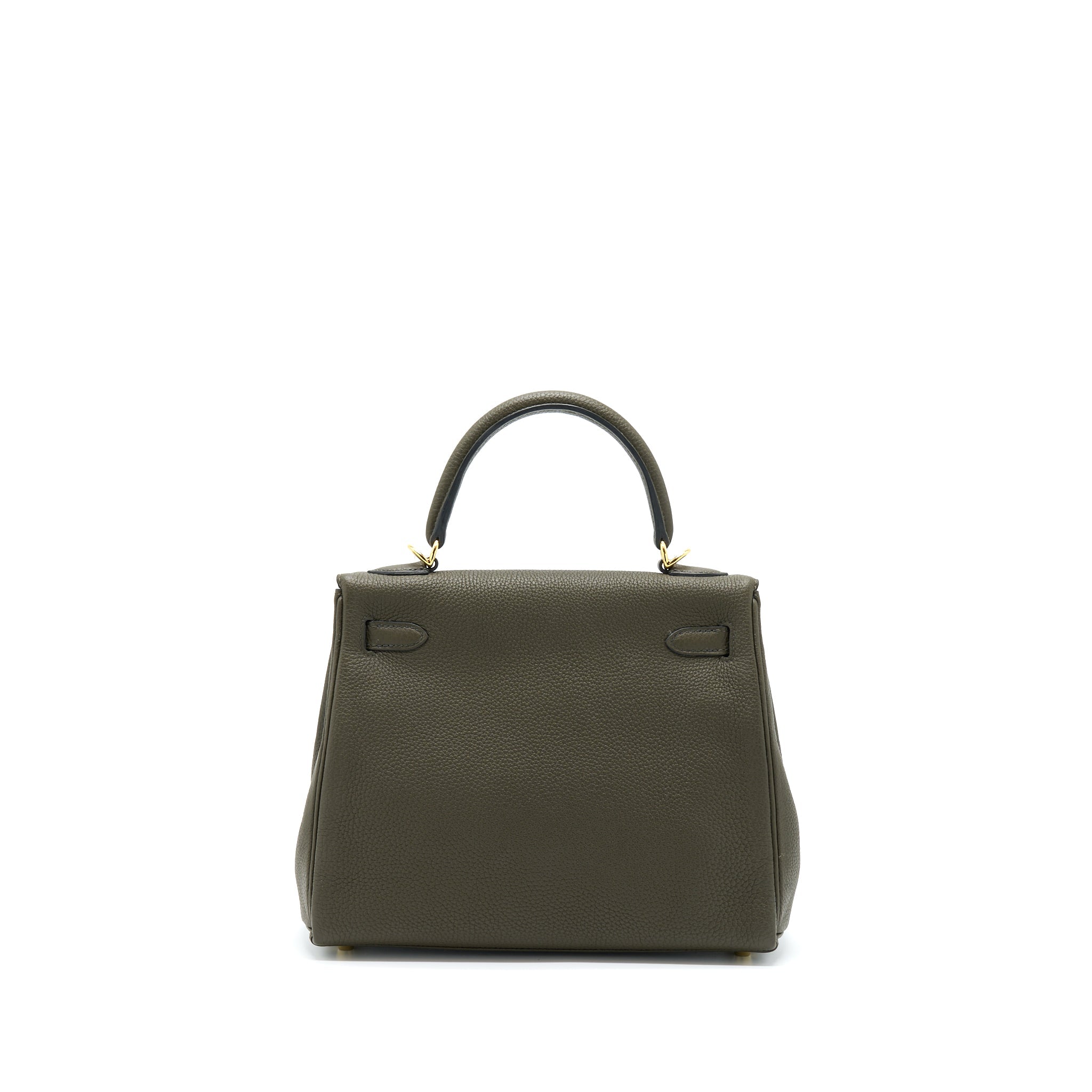 HERMES KELLY 25 TOGO C6 VERT DE GRIS GHW