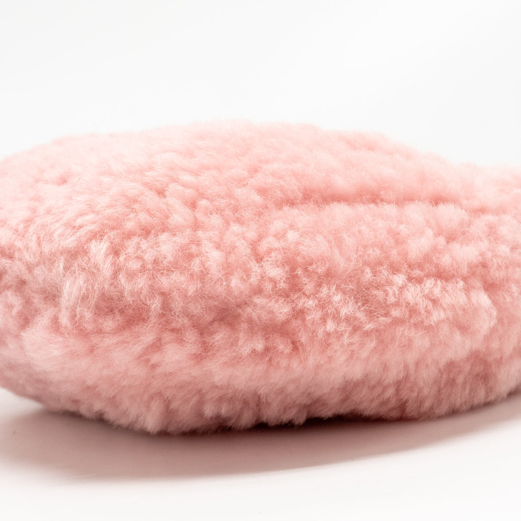BOTTEGA VENETA MINI JODIE SHEARLING PINK GHW
