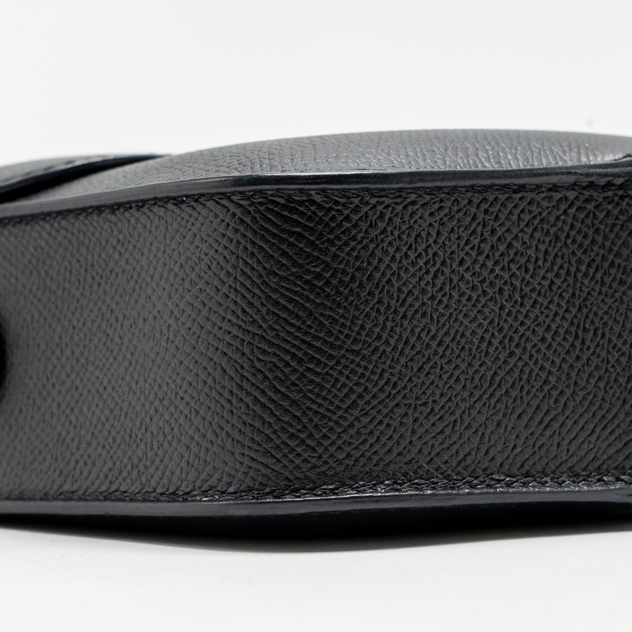HERMES CHERCHE-MIDI SHOULDER BAG EPSOM BLACK SHW