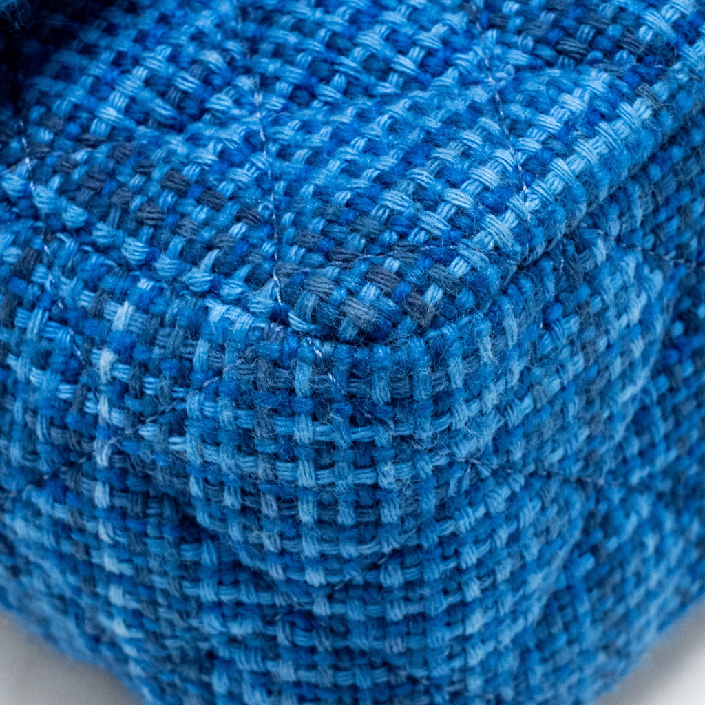 CHANEL MINI RECTANGULAR TWEED BLUE SHW