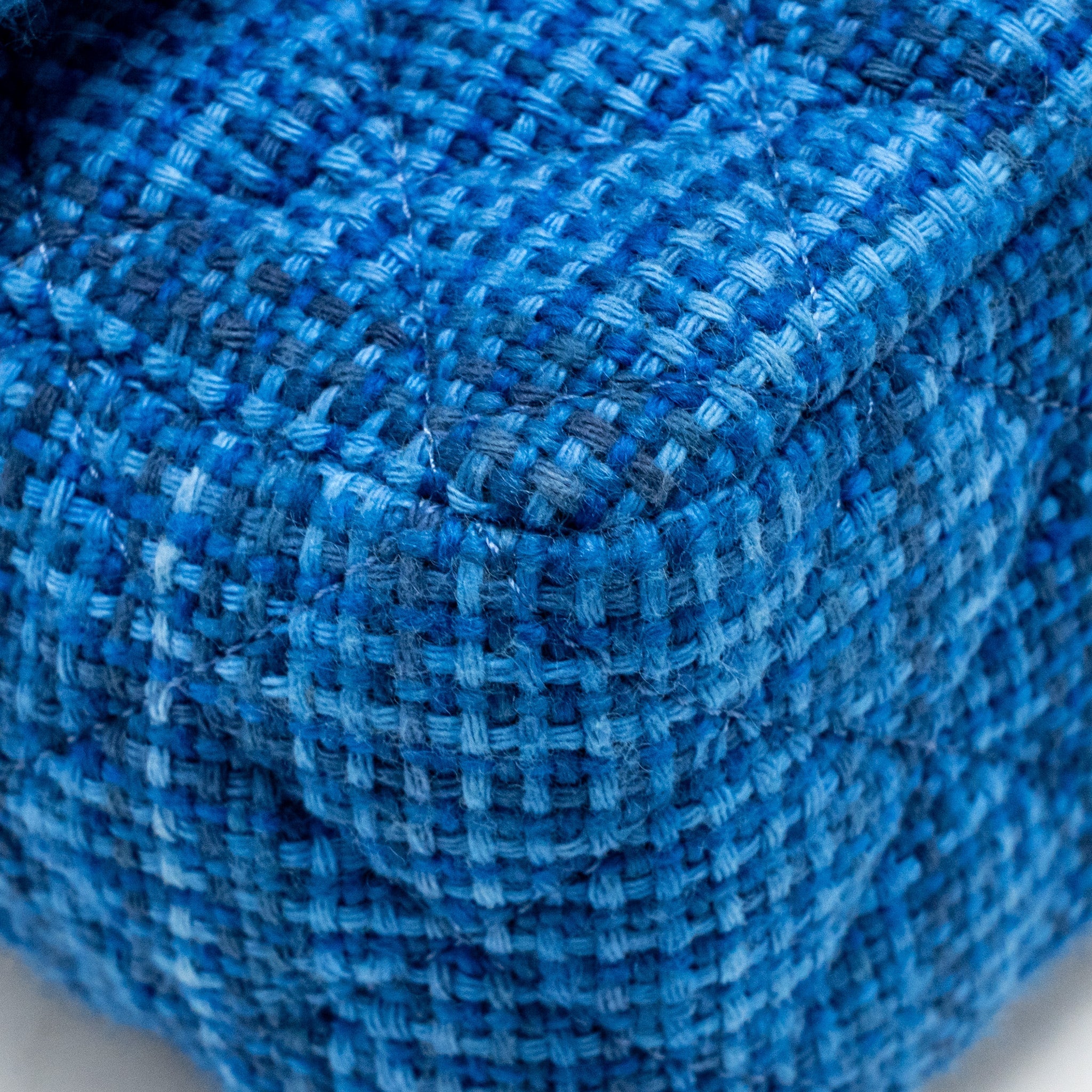 CHANEL MINI RECTANGULAR TWEED BLUE SHW