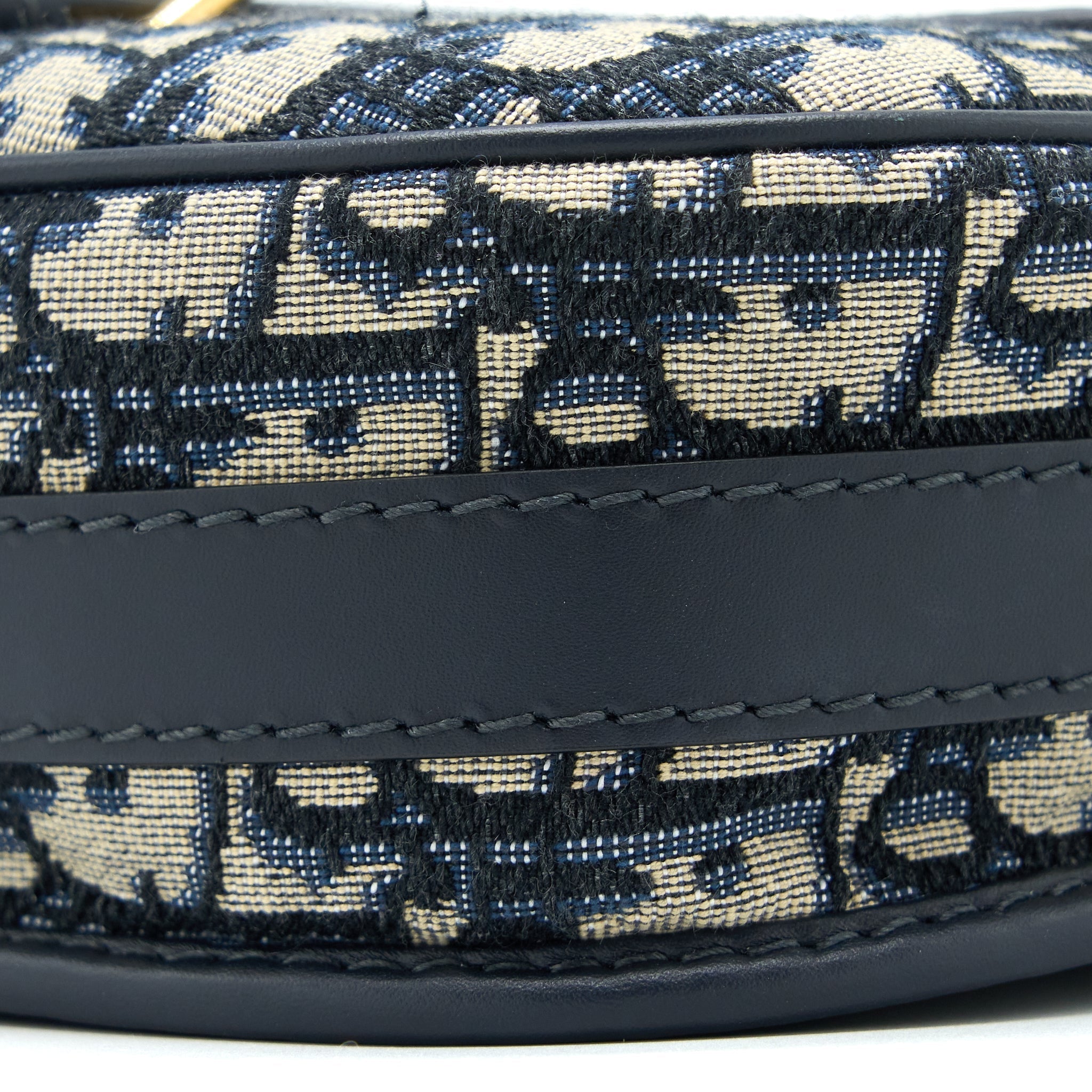 DIOR MEDIUM BOBBY BAG BLUE DIOR OBLIQUE JACQUARD GHW