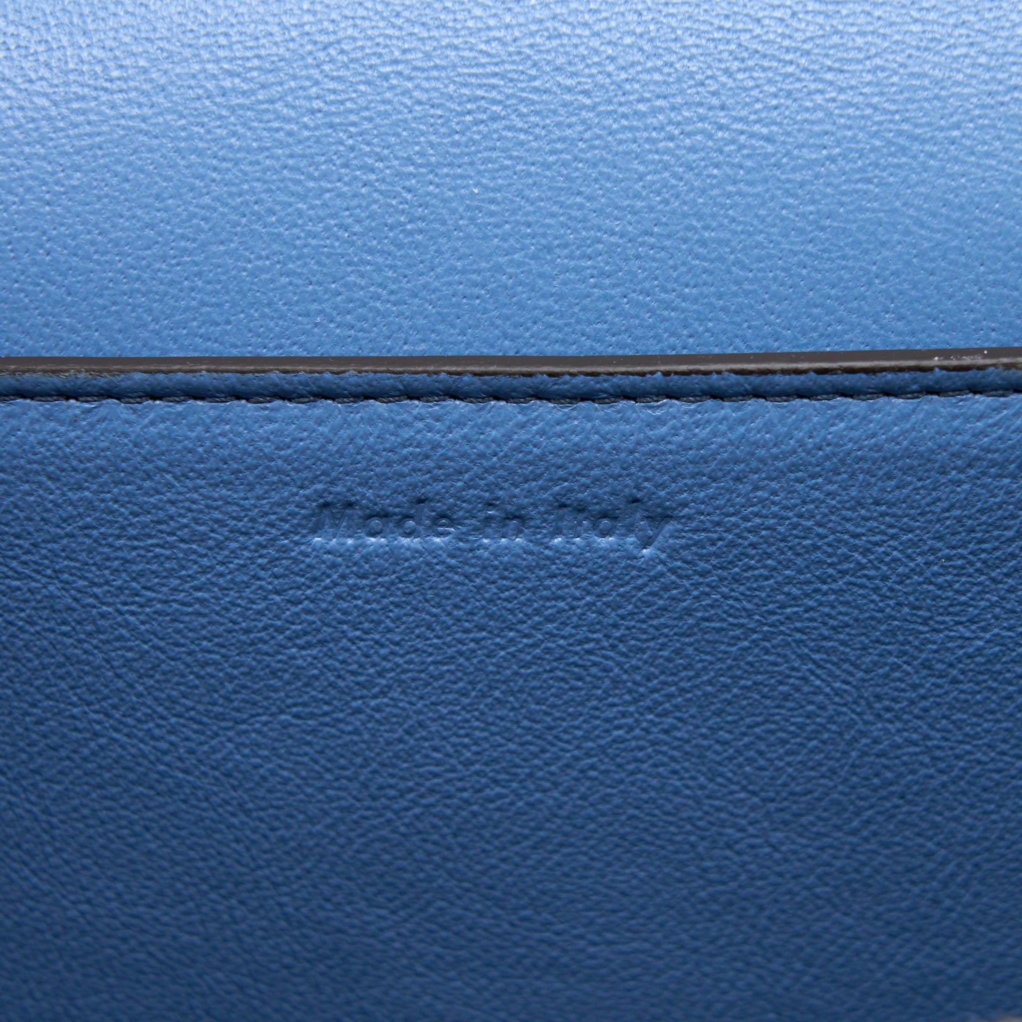 CELINE MEDIUM FRAME BAG MULTICOLOUR BLUE/LIGHT TAUPE GHW