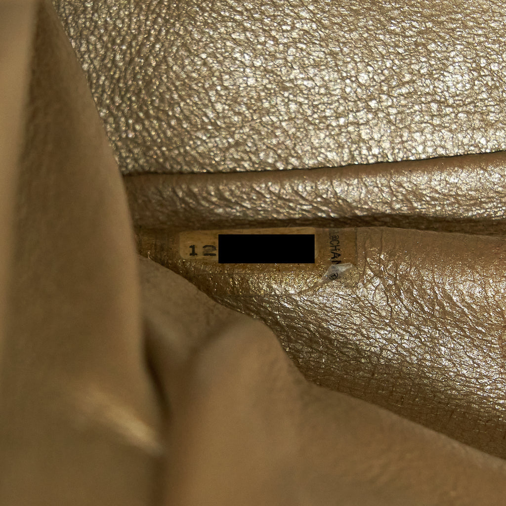 CHANEL 2.55 REISSUE 226 DOUBLE FLAP BAG GOLD GHW