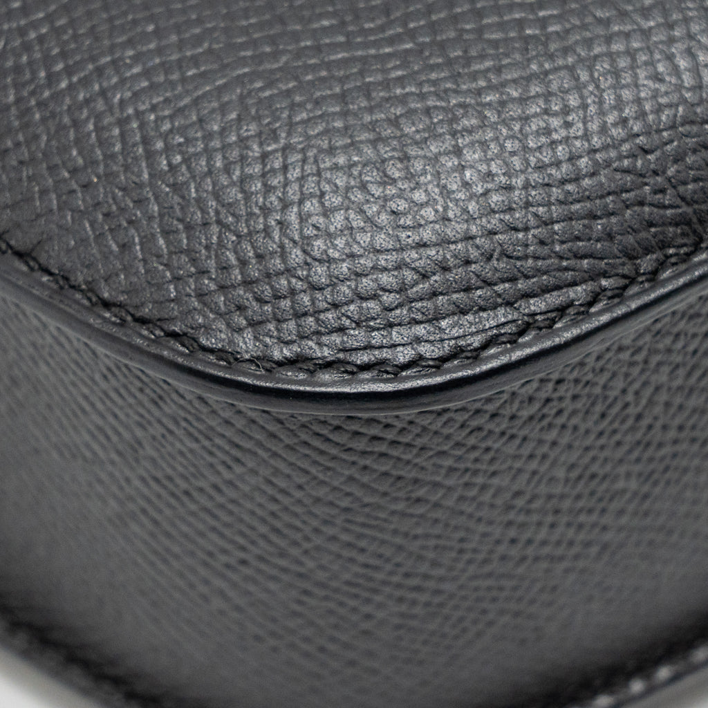 HERMES CHERCHE-MIDI SHOULDER BAG EPSOM BLACK SHW