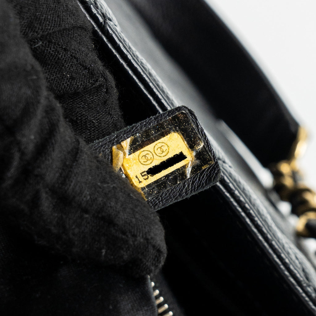 CHANEL GRAND SHOPPING TOTE CAVIAR BLACK GHW