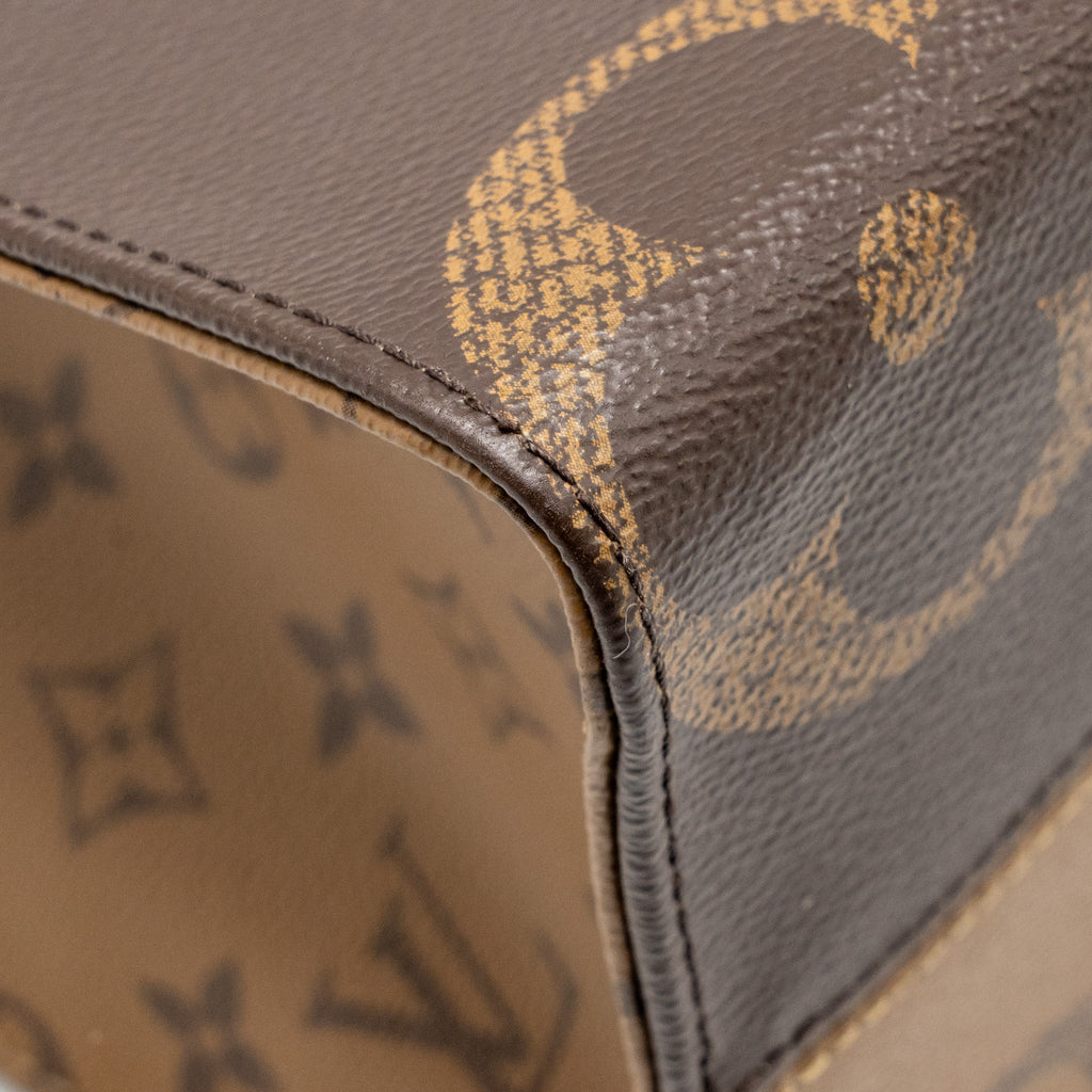 LOUIS VUITTON ONTHEGO MM MONOGRAM/MONOGRAM REVERSE CANVAS GHW