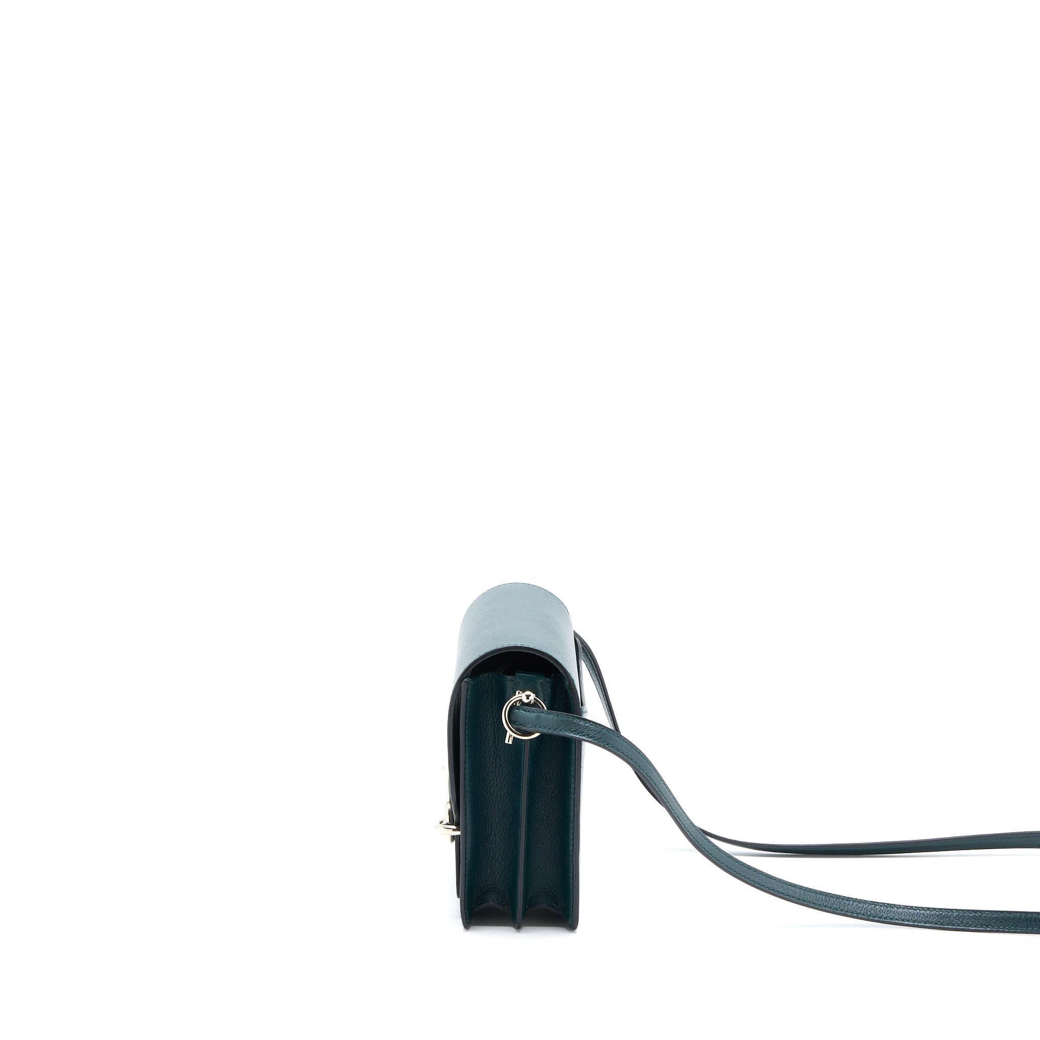 HERMES MINI ROULIS EVERCOLOUR VERT CYPRESS SHW