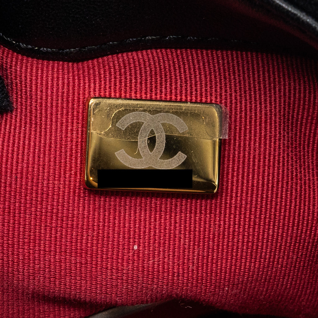 CHANEL SMALL 19 BAG LAMBSKIN BLACK MULTICOLOUR HARDWARE(MICROCHIP)