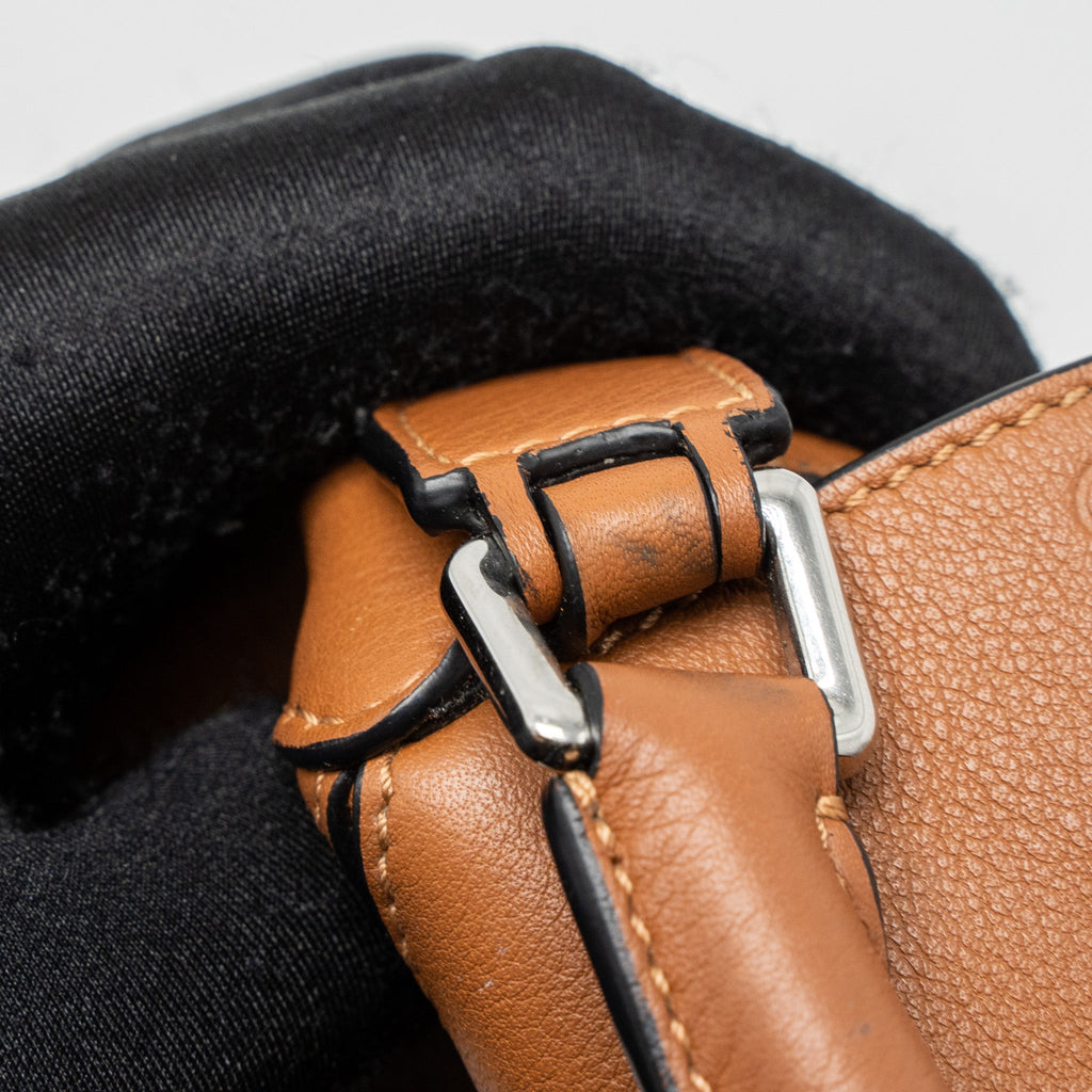 LOEWE MINI PUZZLE BAG CALFSKIN TAN SHW