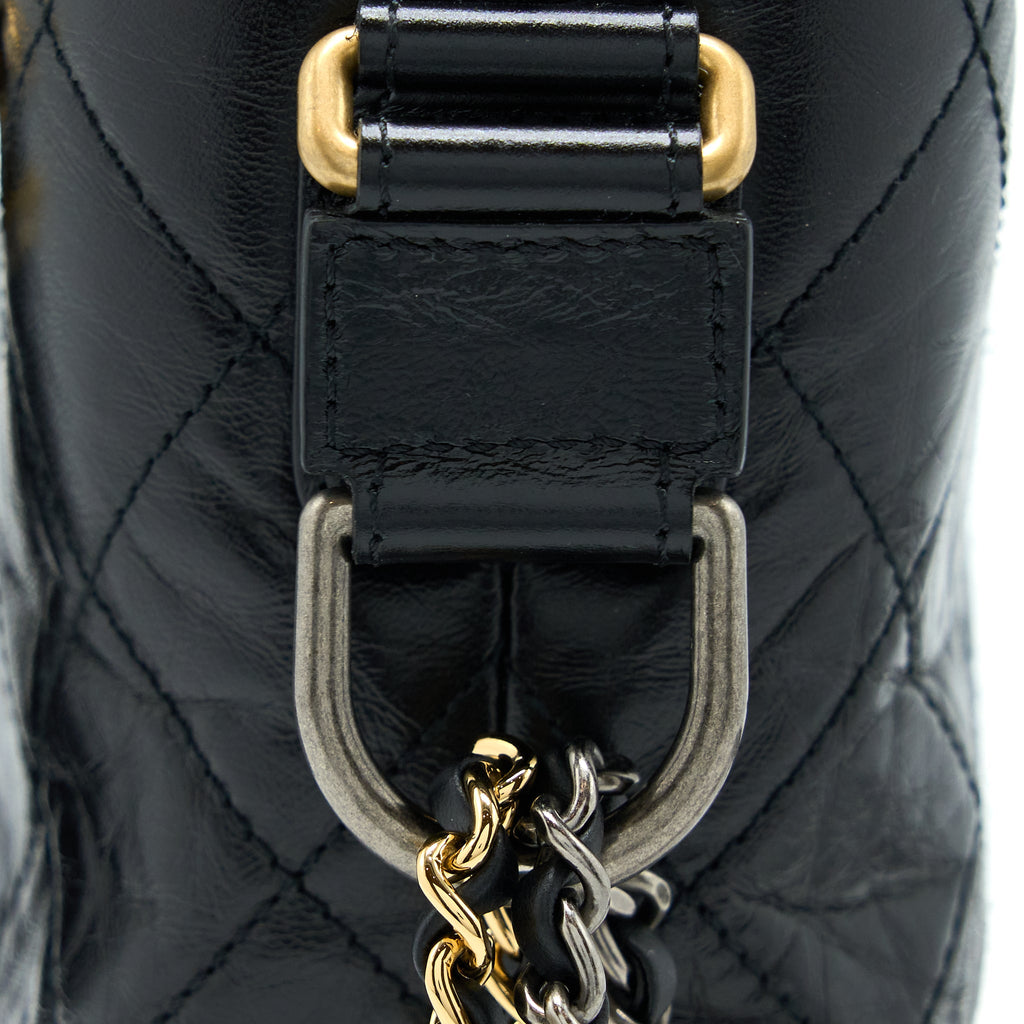 CHANEL NEW MEDIUM GABRIELLE HOBO BAG AGED SMOOTH CALFSKIN MULTICOLOUR HARDWARE