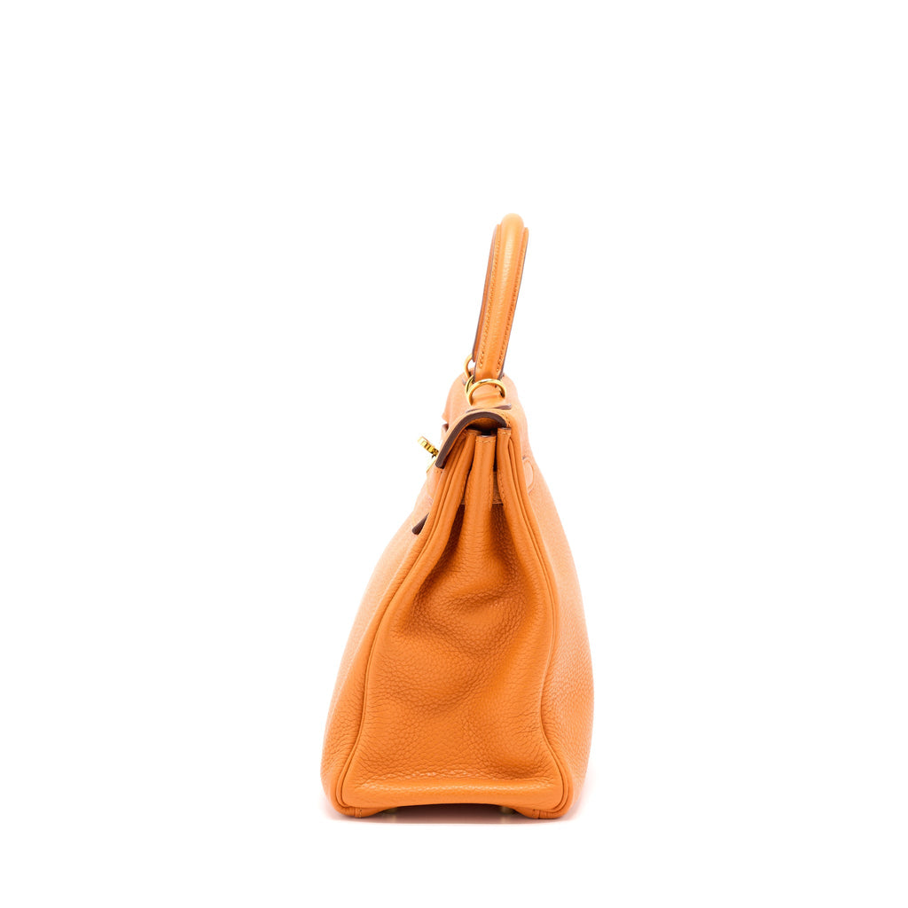 HERMES KELLY 32 CLEMENCE 93 ORANGE GHW
