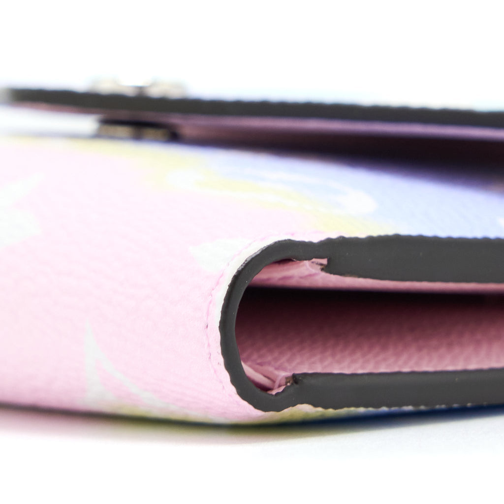 LOUIS VUITTON ESCALE VICTORINE WALLET PINK MULTICOLOUR SHW