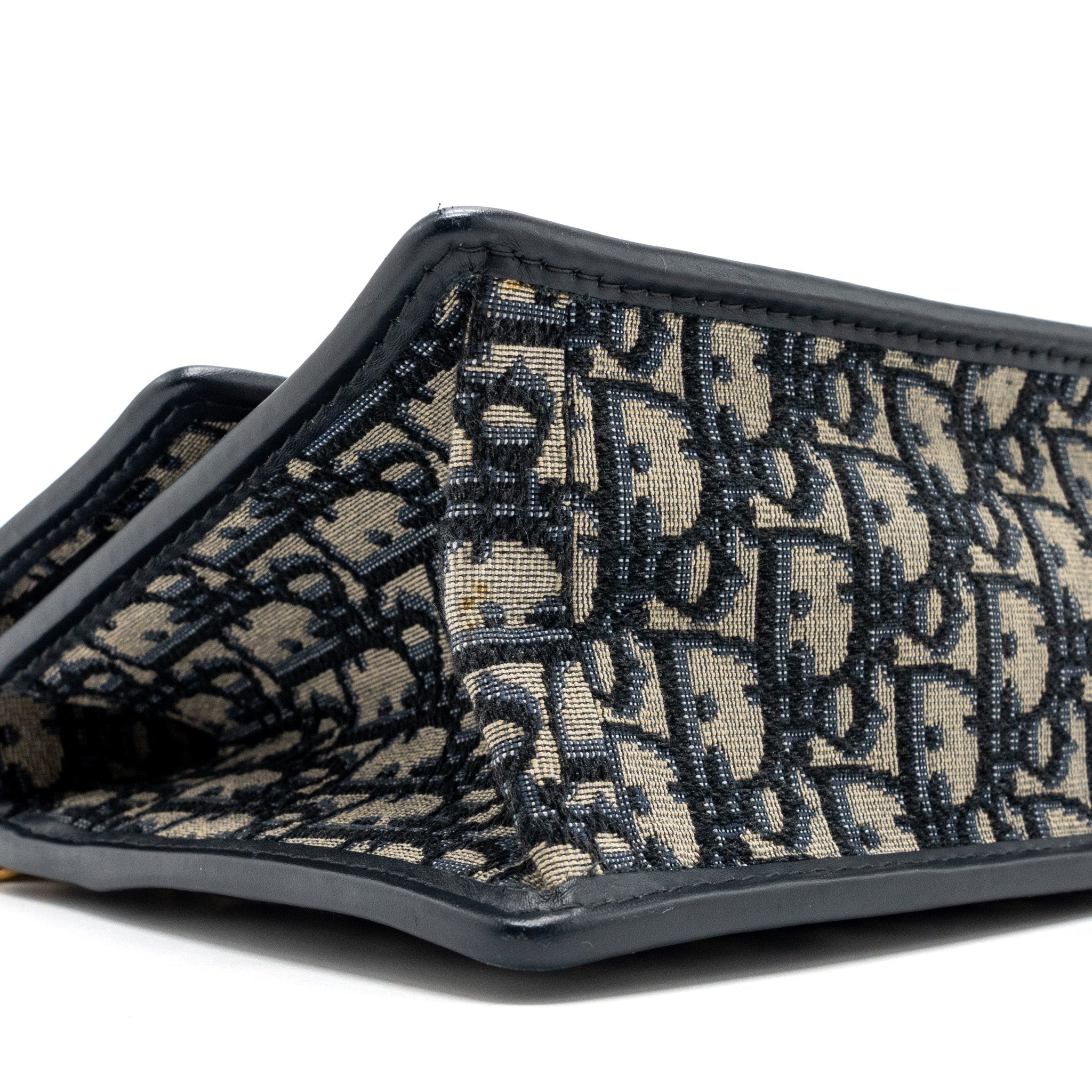 DIOR 30 MONTAIGNE BAG BLUE DIOR OBLIQUE JACQUARD CANVAS/ LEATHER GHW