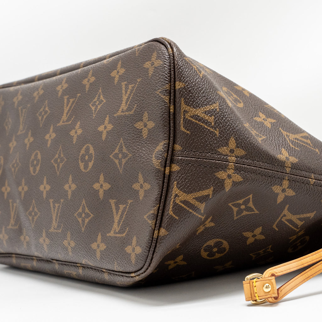 LOUIS VUITTON NEVERFULL MM MONOGRAM CANVAS GHW