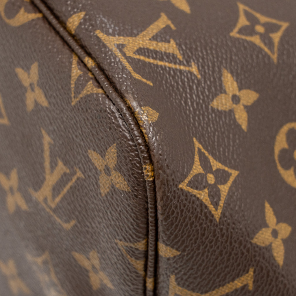 LOUIS VUITTON NEVERFULL MM MONOGRAM CANVAS GHW