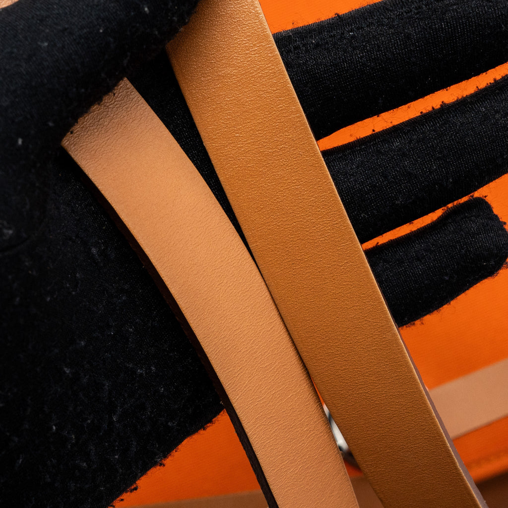 HERMES HERBAG 31 ZIP BAG CANVAS/HUNTER ORANGE SHW