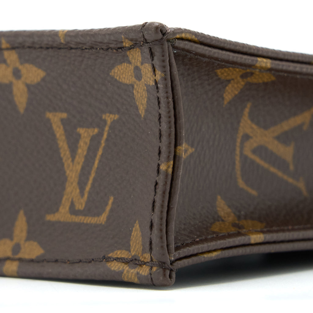 LOUIS VUITTON PETIT SAC PLAT MONOGRAM CANVAS GHW