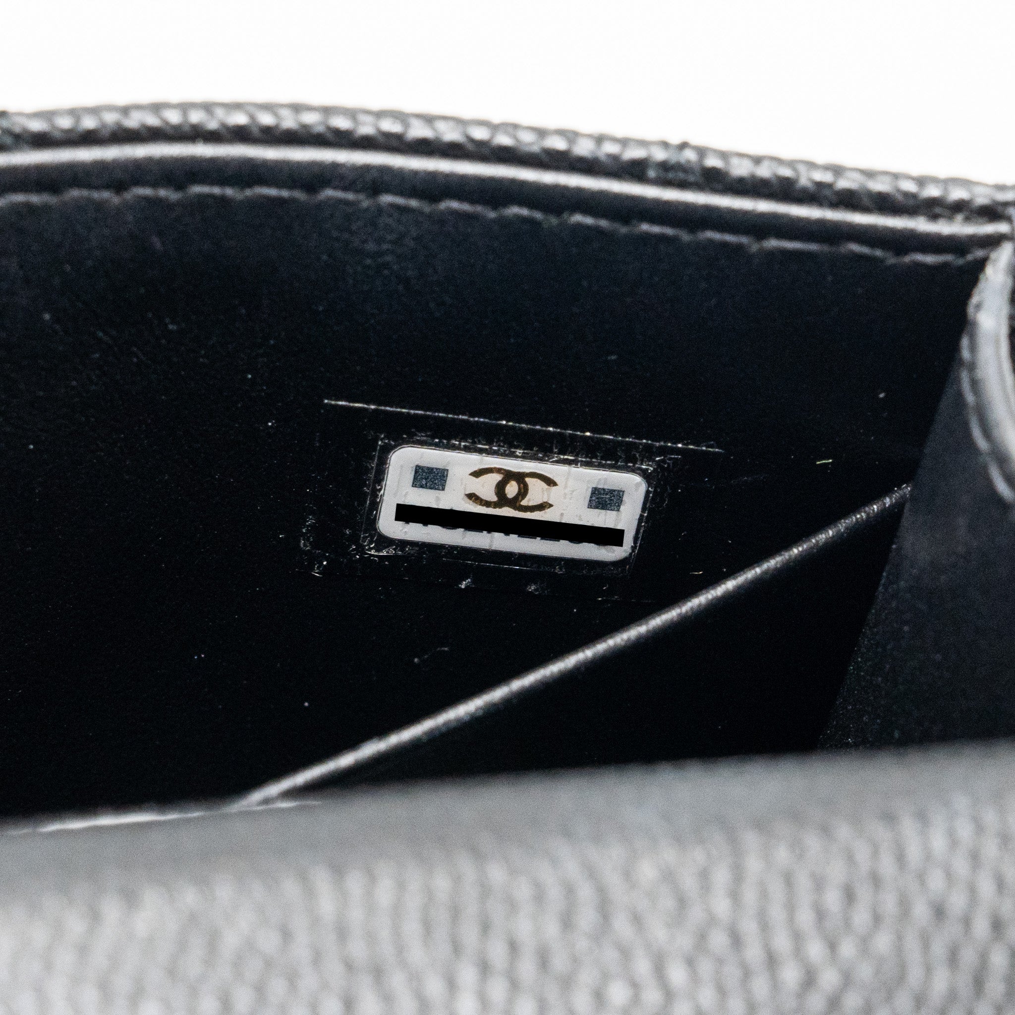 CHANEL TOP HANDLE MINI FLAP BAG CAVIAR BLACK LGHW (MICROCHIP)
