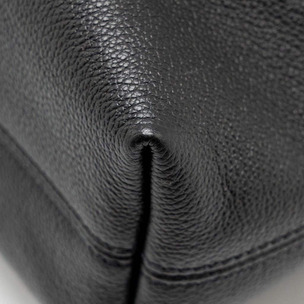 LOUIS VUITTON BUNDLE BAG MONOGRAM EMPREINTE LEATHER BLACK GHW