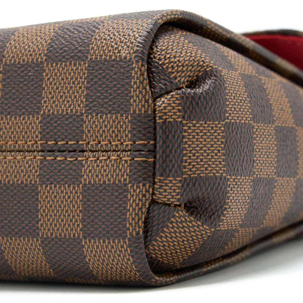 LOUIS VUITTON CROISETTE DAMIER EBENE CANVAS GHW