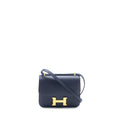 HERMES MINI CONSTANCE EVERCOLOUR BLUE NUIT GHW