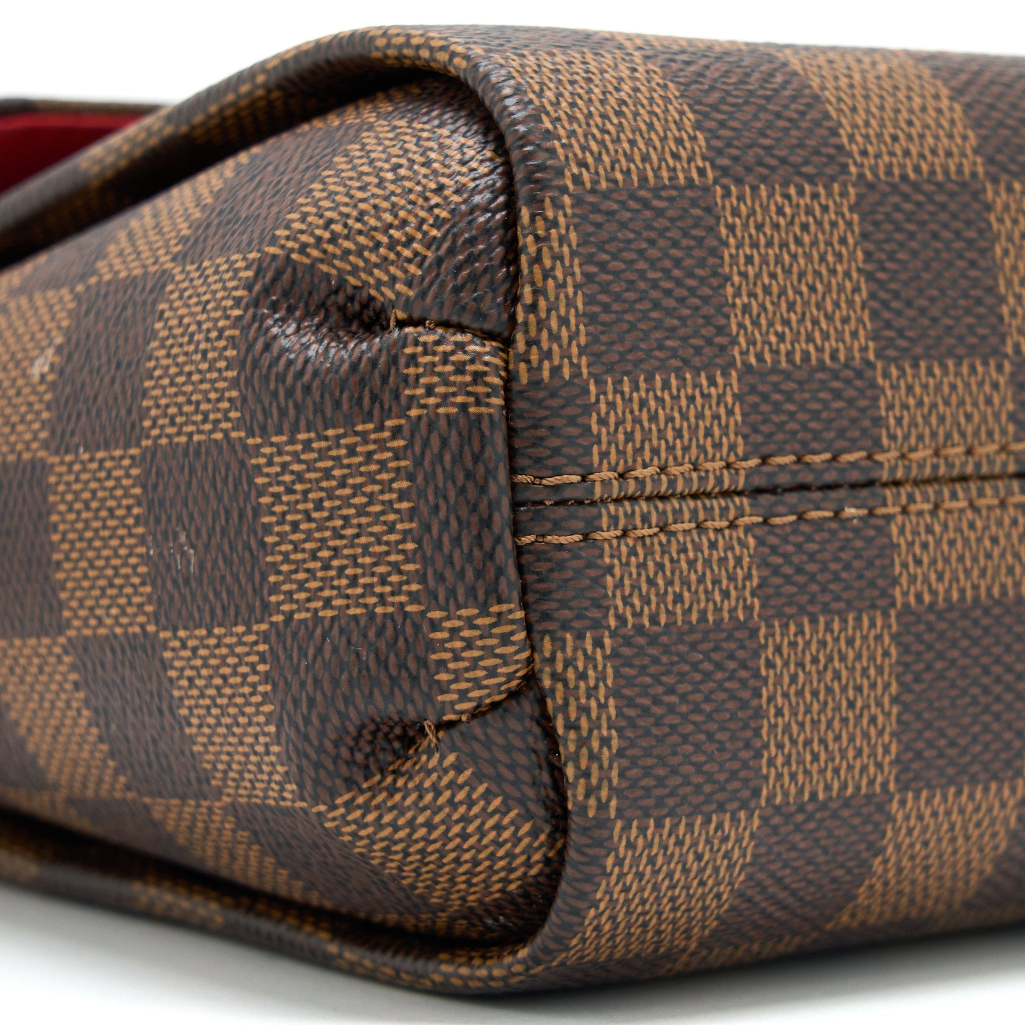 LOUIS VUITTON CROISETTE DAMIER EBENE CANVAS GHW