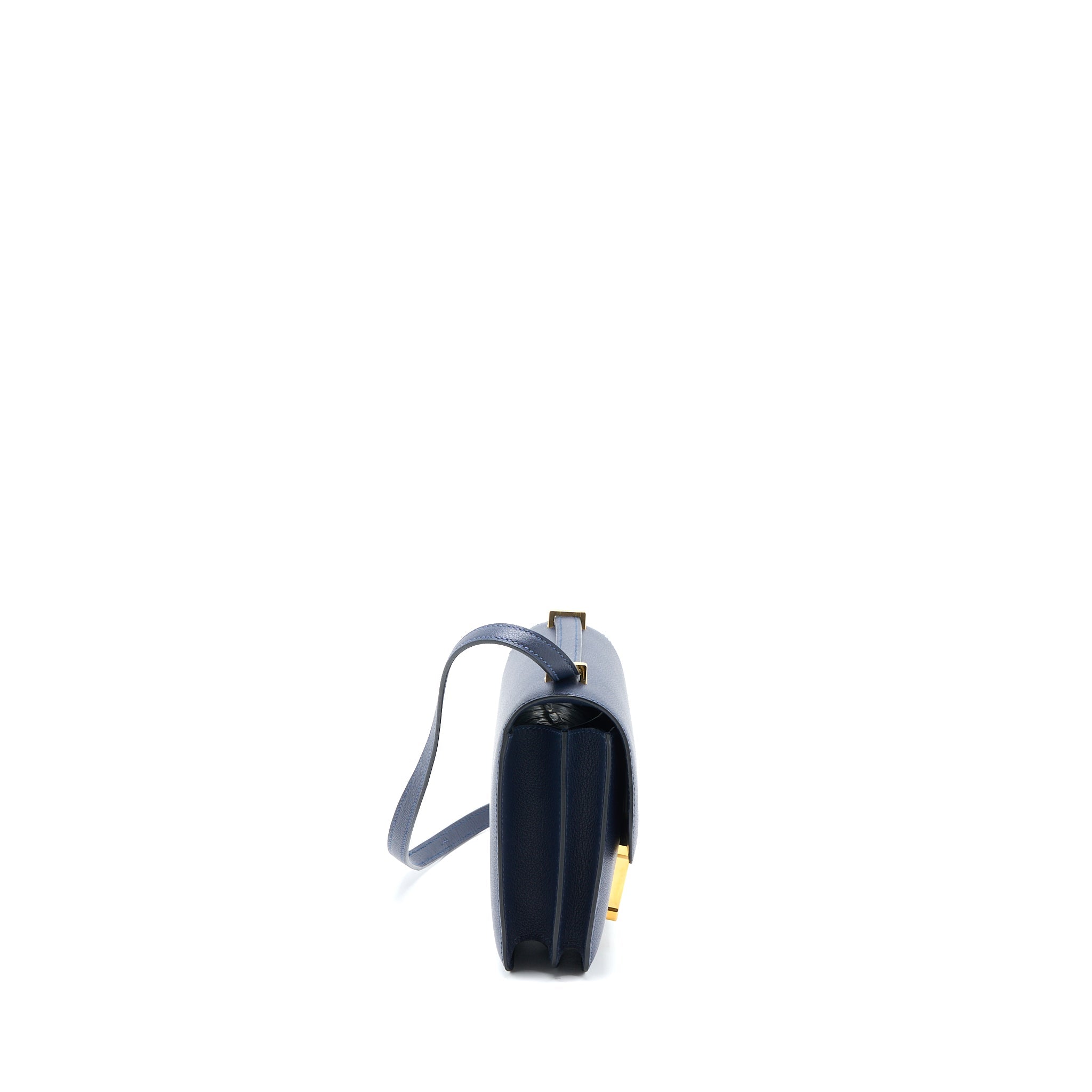 HERMES MINI CONSTANCE EVERCOLOUR BLUE NUIT GHW