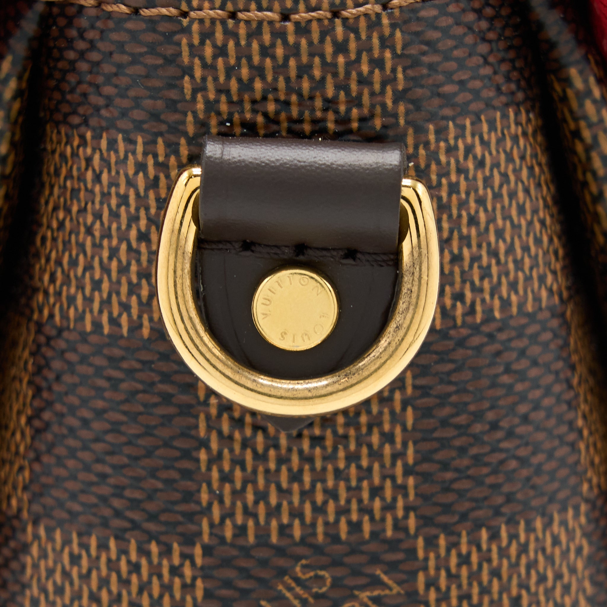 LOUIS VUITTON CROISETTE DAMIER EBENE CANVAS GHW