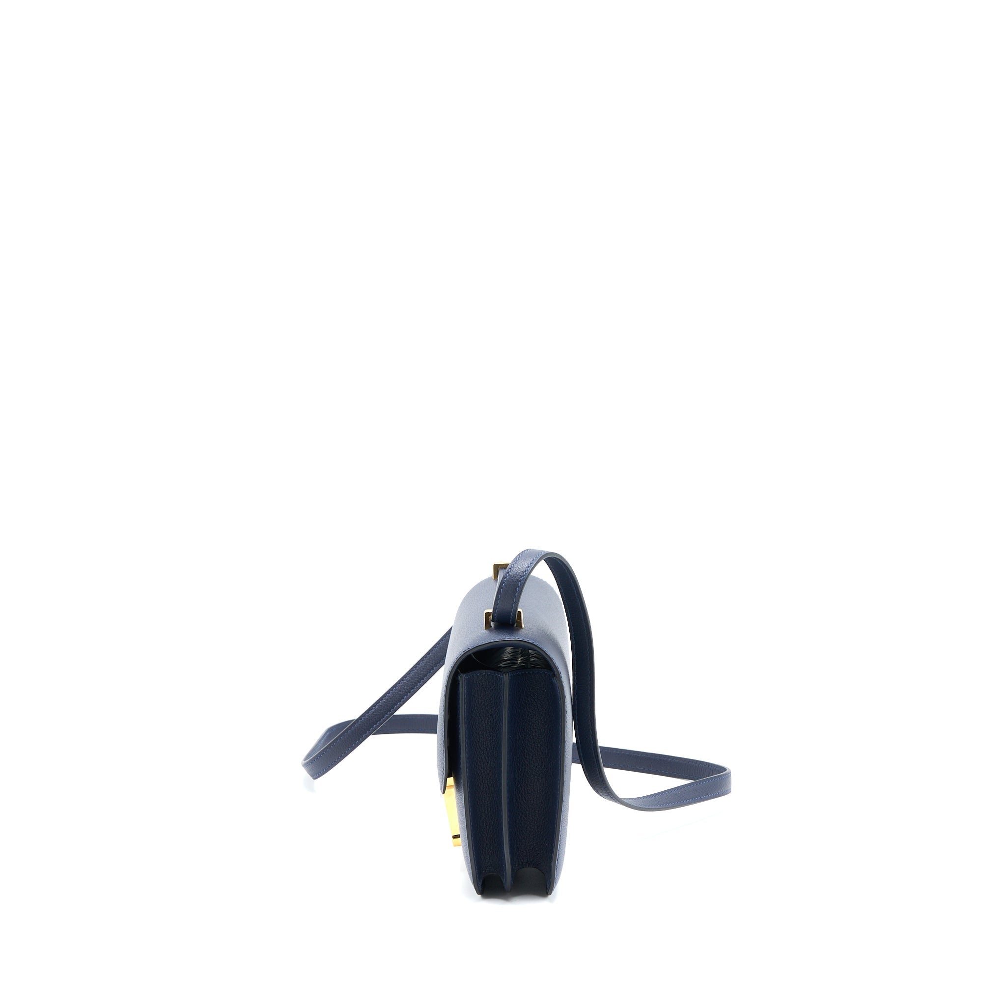 HERMES MINI CONSTANCE EVERCOLOUR BLUE NUIT GHW