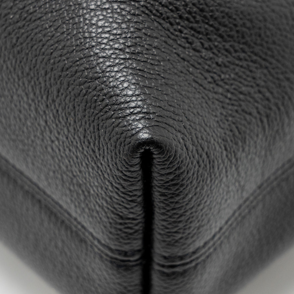 LOUIS VUITTON BUNDLE BAG MONOGRAM EMPREINTE LEATHER BLACK GHW