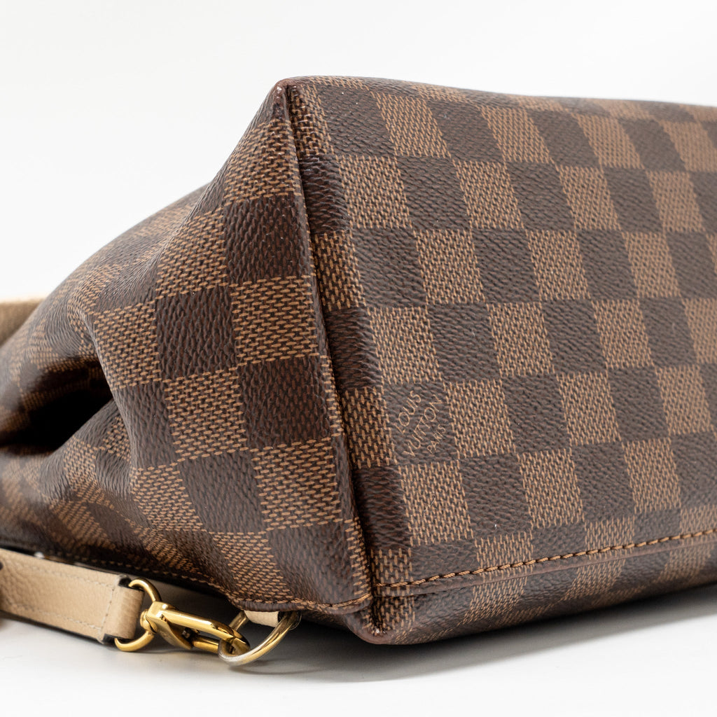LOUIS VUITTON CLAPTON BACKPACK DAMIER EBENE/LIGHT PINK GHW
