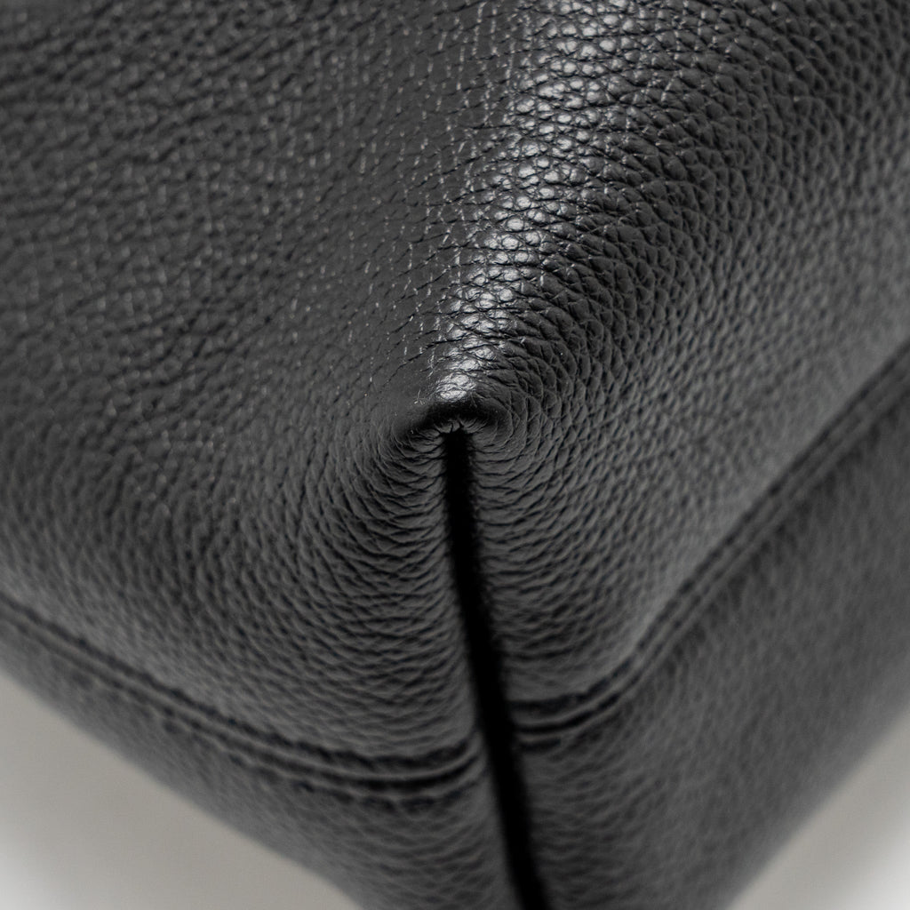 LOUIS VUITTON BUNDLE BAG MONOGRAM EMPREINTE LEATHER BLACK GHW