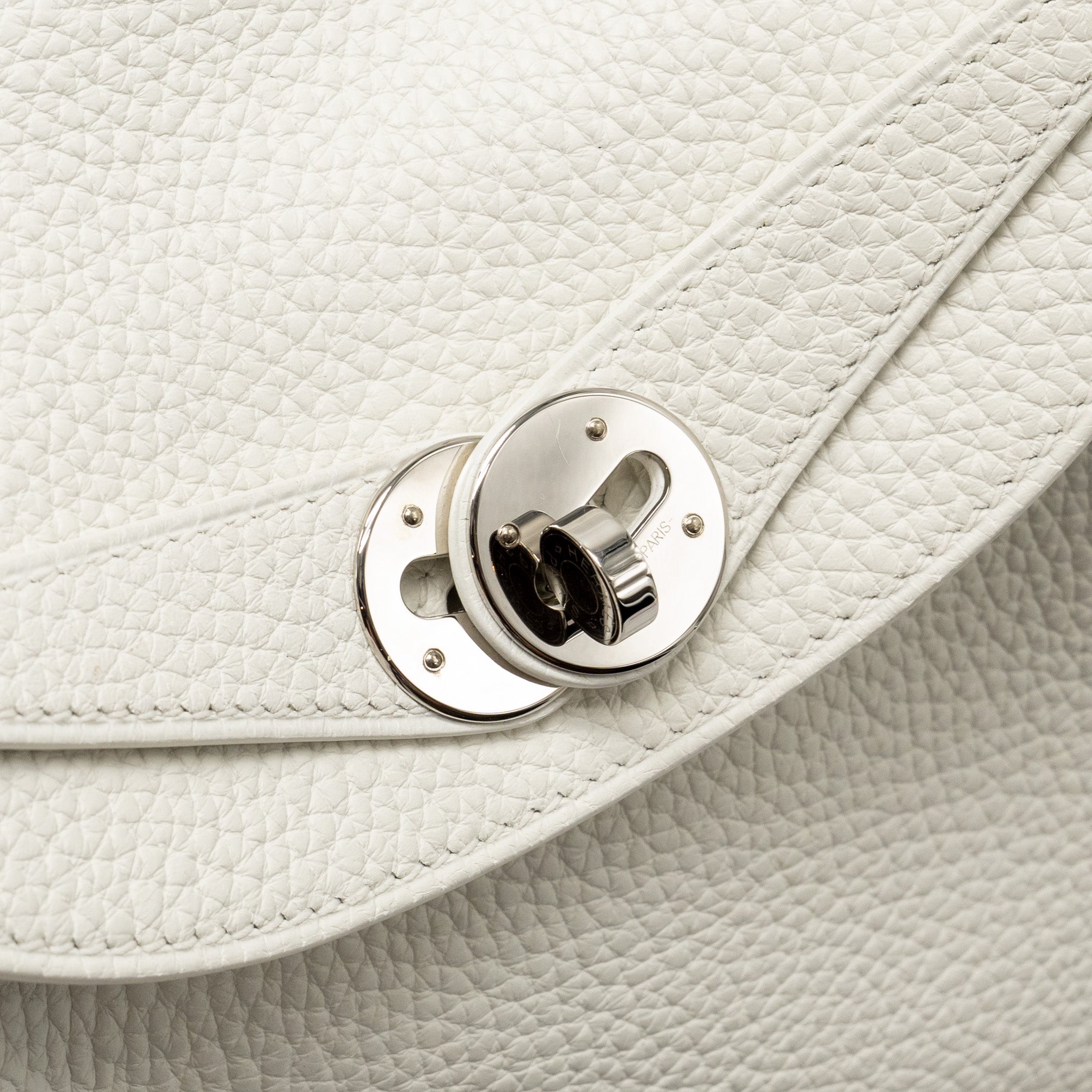 HERMES LINDY 26 CLEMENCE BLANC SHW