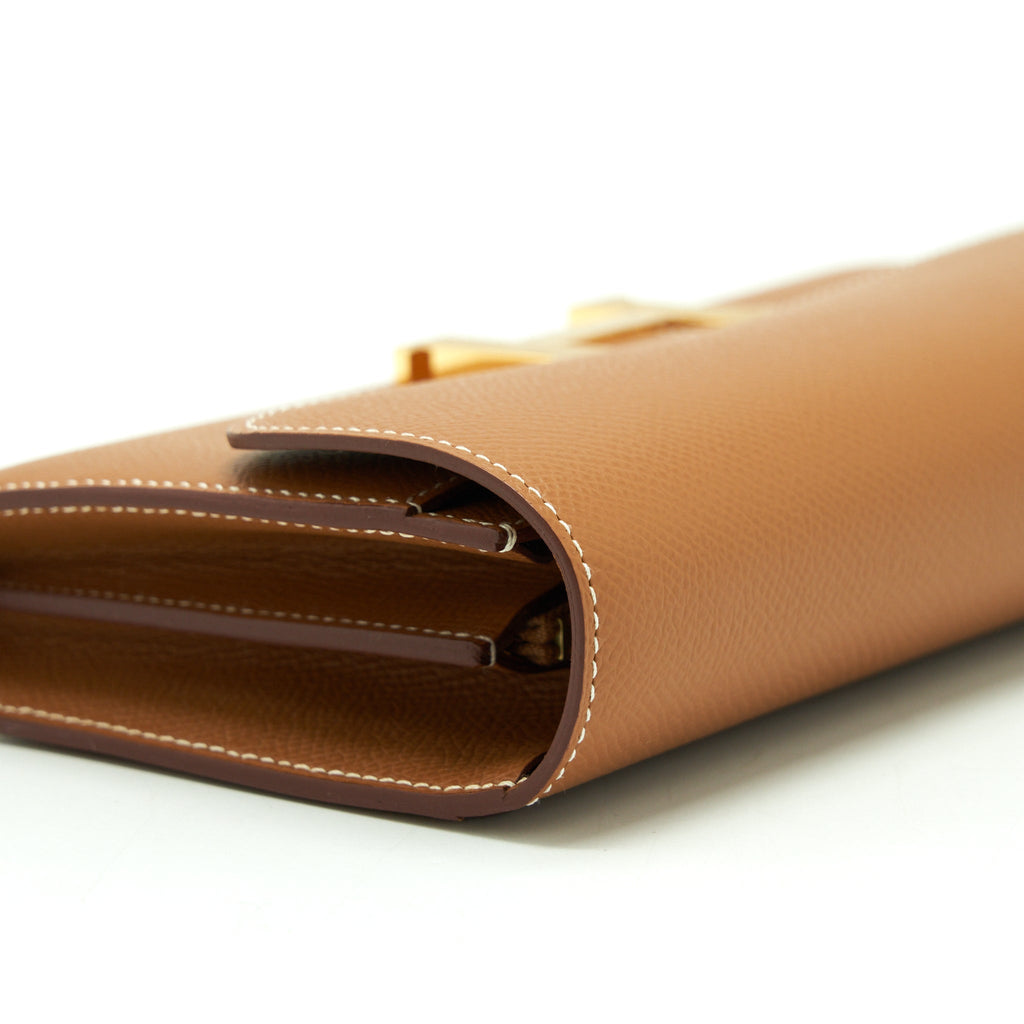HERMES CONSTANCE LONG TO GO WALLET EPSOM GOLD GHW